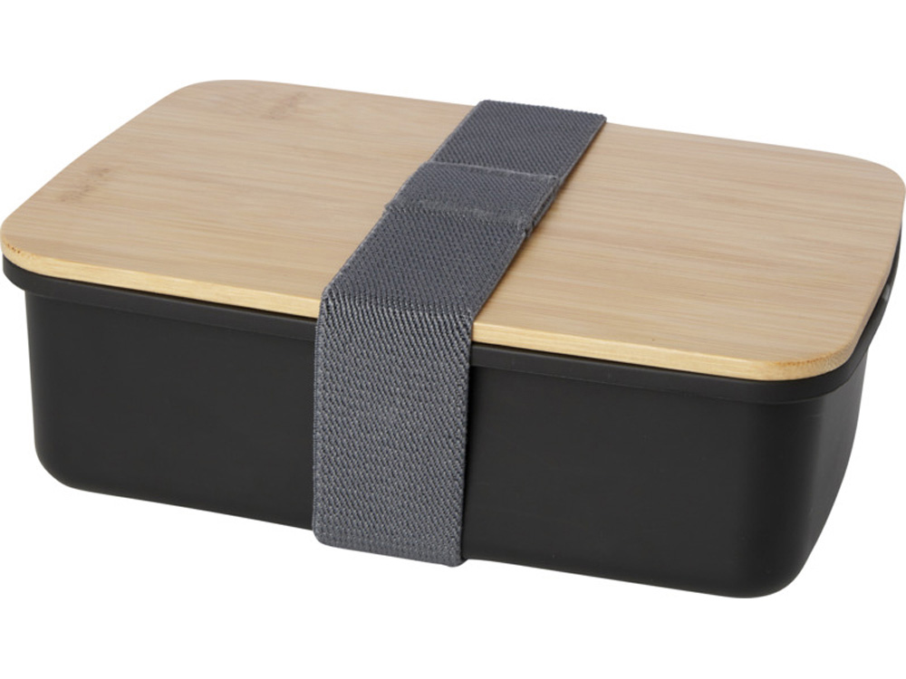 Mangi Ланч-бокс 750 мл - сплошной черный-0