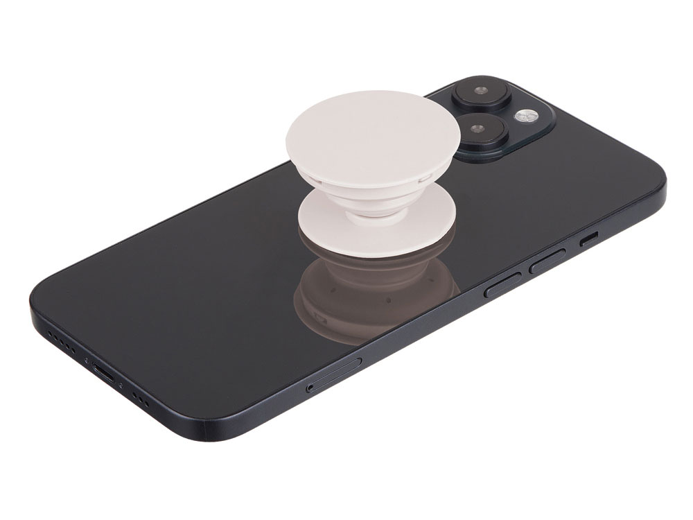 Держатель для телефона Pop Stand, бежевый-3