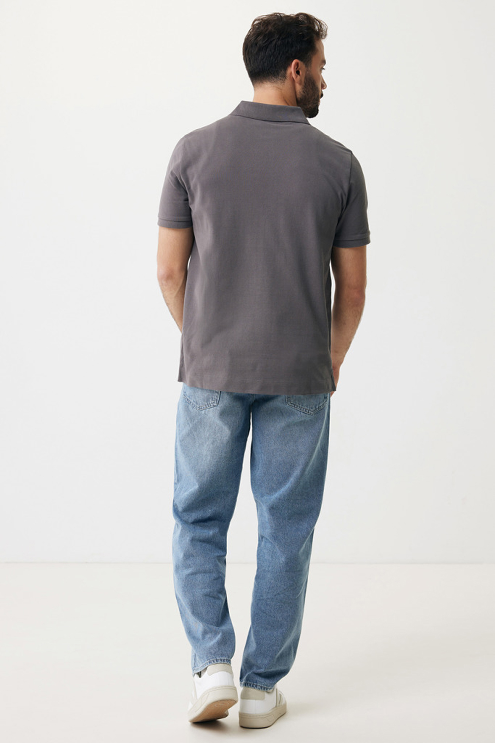 Рубашка поло Iqoniq Yosemite из переработанного хлопка-пике, унисекс, 220 г/м²-12