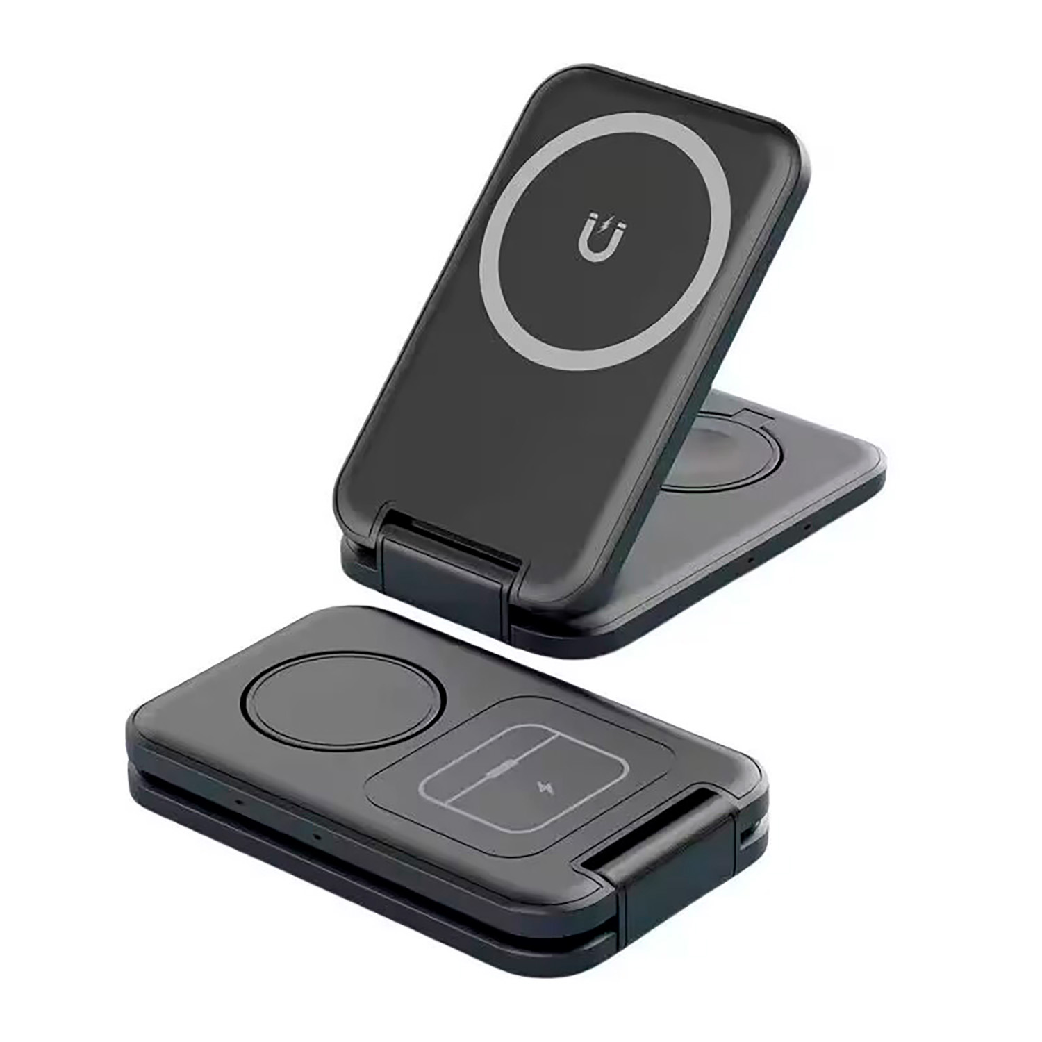 Складная беспроводная (15W) зарядная станция "Slap" с MagSafe-0