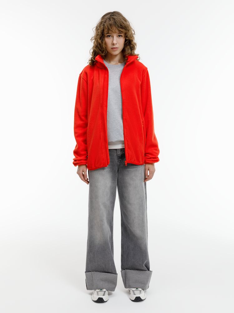 Куртка флисовая унисекс Nesse, красная-5