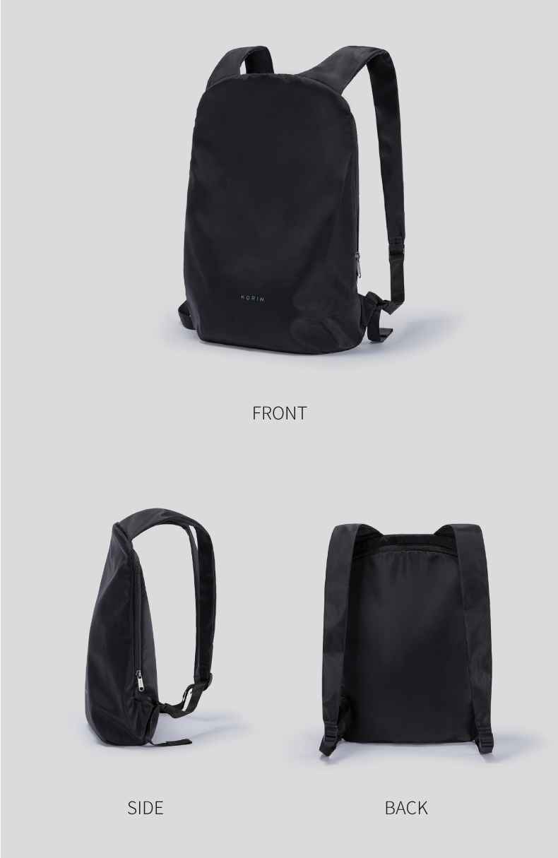 Рюкзак FlexPack Air 46х33х8 см, черный-27