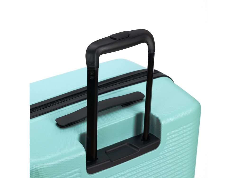 Чемодан TORBER Caspian, светло-зелёный, ABS-пластик, 49 х 29 х 78 см, 96 л-4