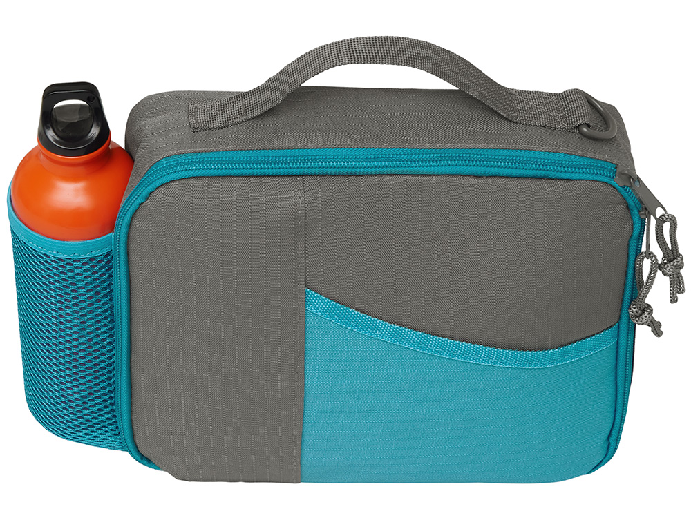 Изотермическая сумка-холодильник Breeze New для ланч-бокса, серый/голубой-5