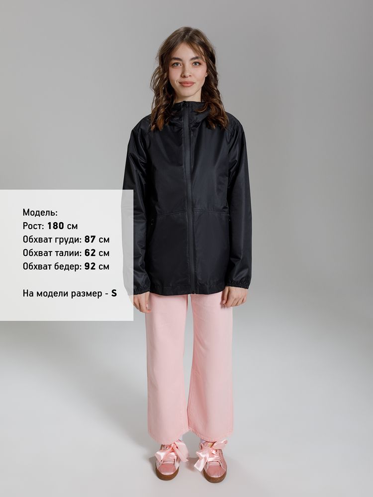 Куртка унисекс Nordvind WR, черная-4