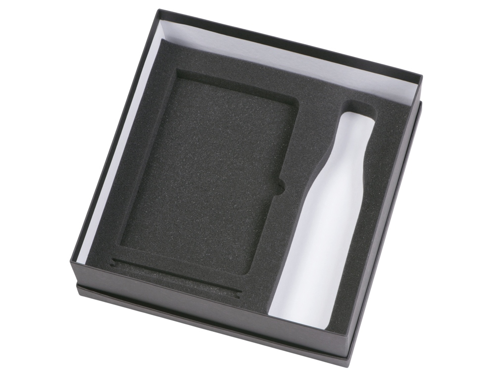 Подарочный набор c блокнотом C1, ручкой и термобутылкой, зеленое яблоко-2