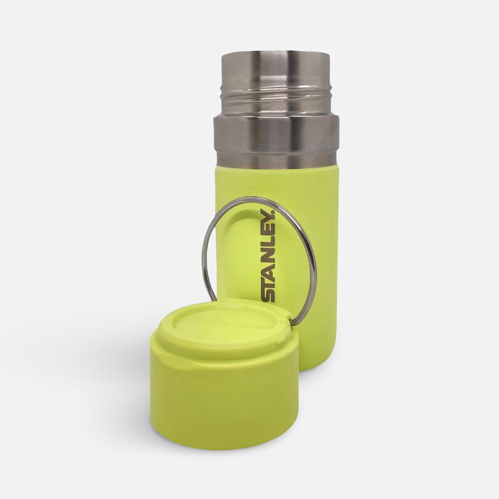 Термобутылка Go Quick Flip 470, желто-зеленая (цитрон)-2