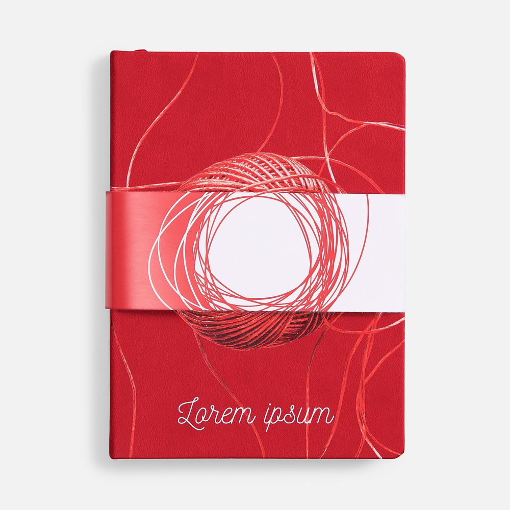 Ежедневник Cortado, недатированный, красный-3