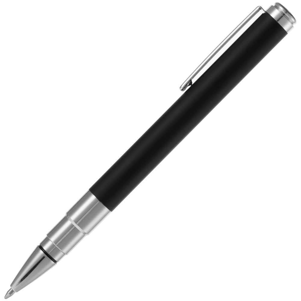 Ручка шариковая Kugel Chrome, черная-2