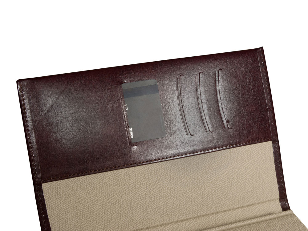 Ежедневник полудатированный А5 Windsor, коричневый-5