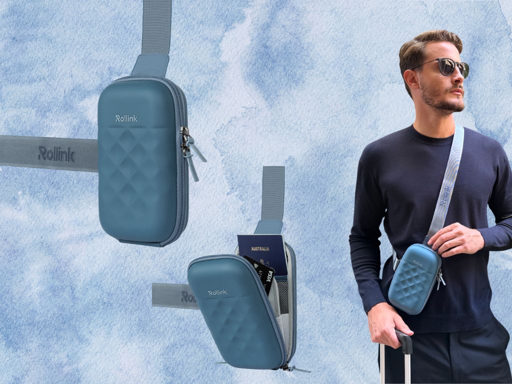 Дорожная сумочка Rollink Mini Bag Go 19,5x12x6 см, синяя-7