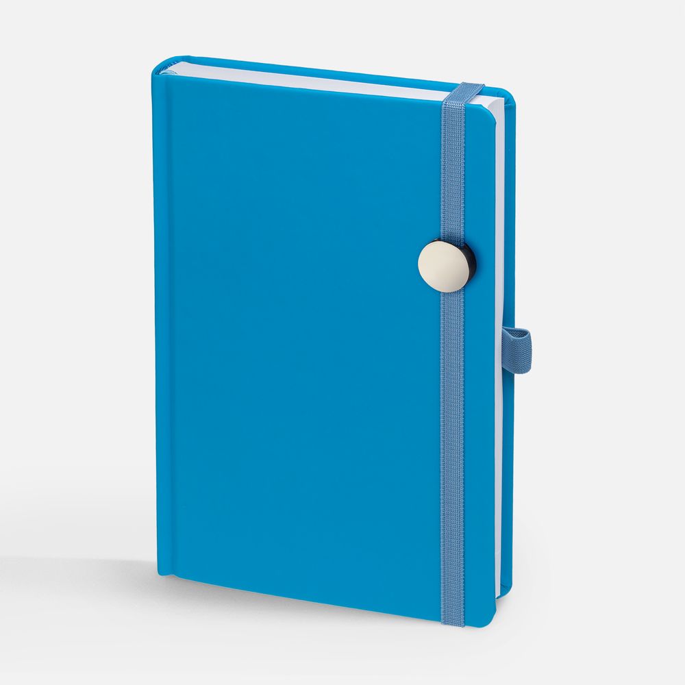 Ежедневник Favor Metal, недатированный, голубой-1