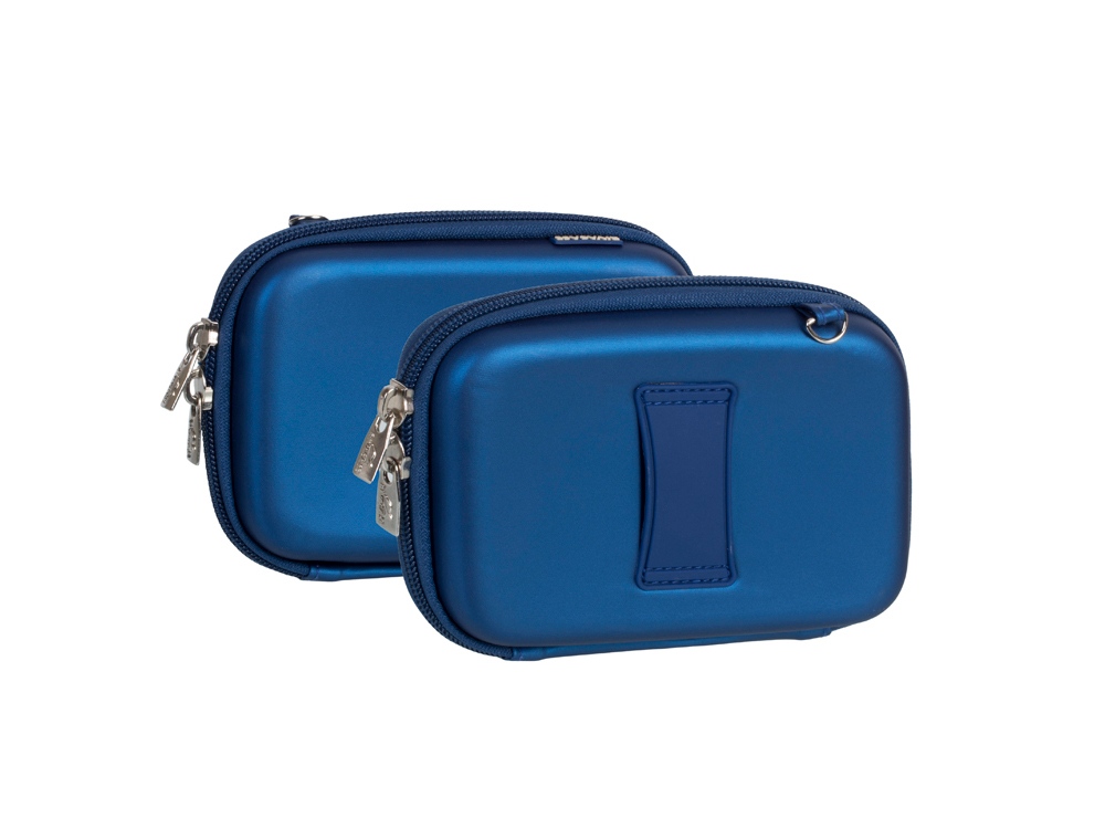 Чехол для жесткого диска из кожзама 9101, светло-синий-3