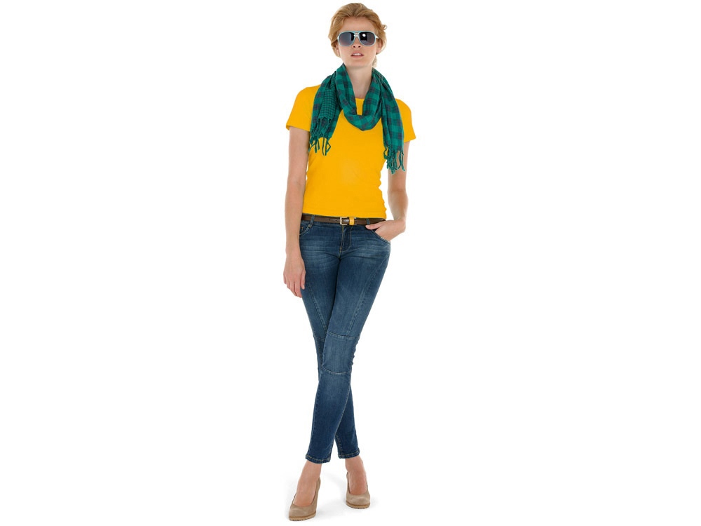 Футболка Heavy Super Club женская, золотисто-желтый-8