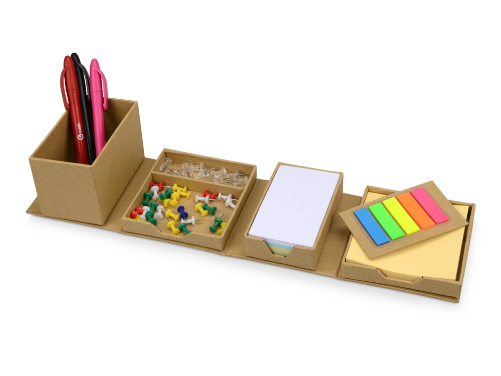 Куб настольный для записей Брик, крафт-0