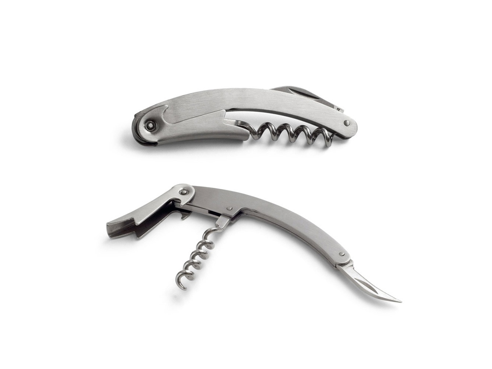 TANAT. Штопор из металла, сатин серебро-2