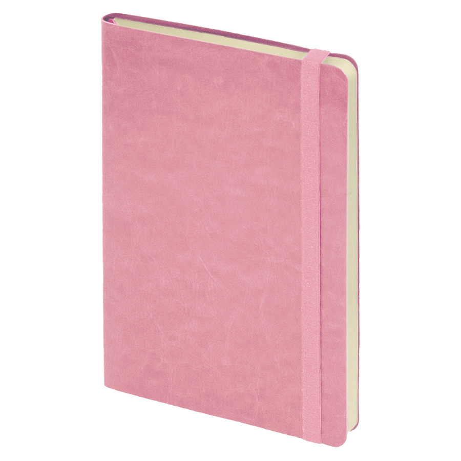 Ежедневник недатированный Boomer, А5,  светло-розовый, кремовый блок в линейку, без обреза, светло-розовый-0