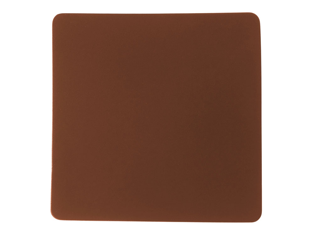 ПАТЧ КВАДРАТ soft-touch (коричневый ) 5,5 х 5,5 см-0