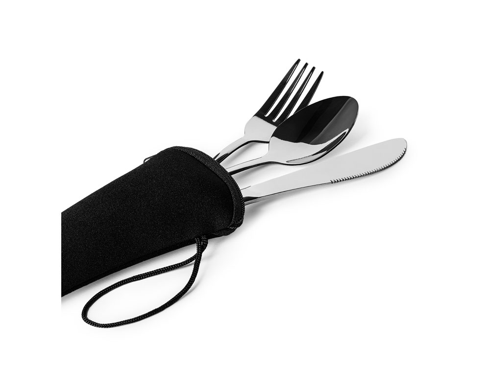 Набор столовых приборов BELVER из нержавеющей стали.-0