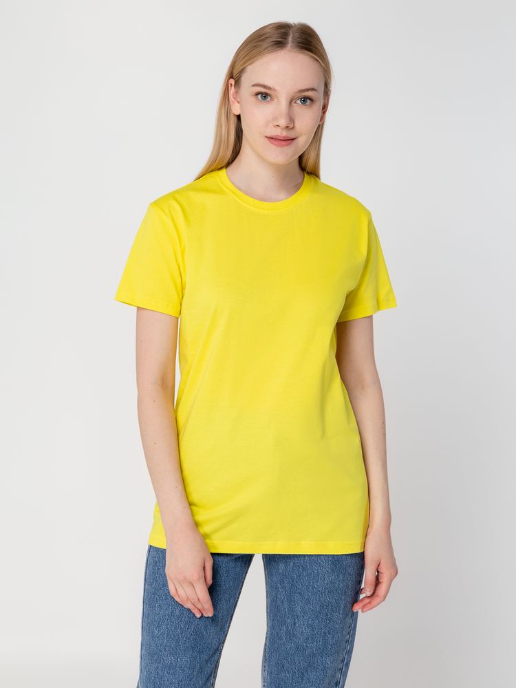 Футболка унисекс T-Bolka 160, желтая-6