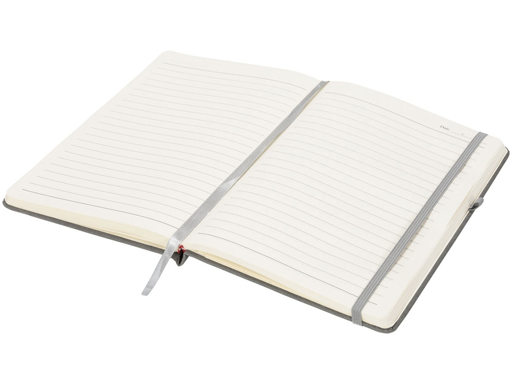 Блокнот Rivista среднего размера, серый-4