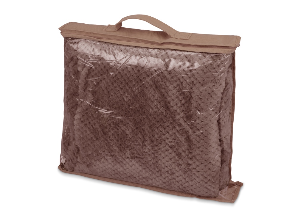 Плед Фолд, шоколадный-1