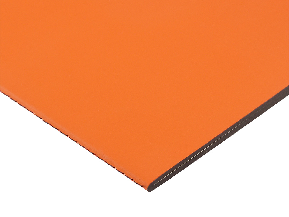 Бизнес-тетрадь А5 Pragmatic Contrast, 40 листов в клетку, оранжевый с темно-серым срезом-1