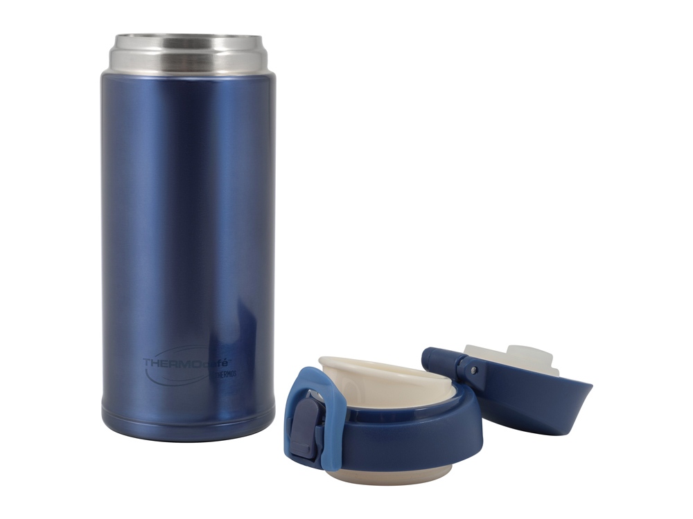Термос из нерж. стали тм ThermoCafe ТС-350T (Blue), 0.35L, синий-2