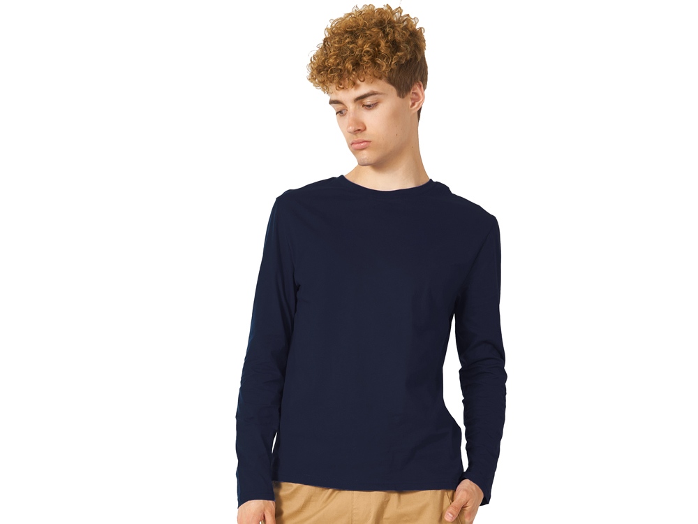 Лонгслив Porto мужской, темно-синий-0