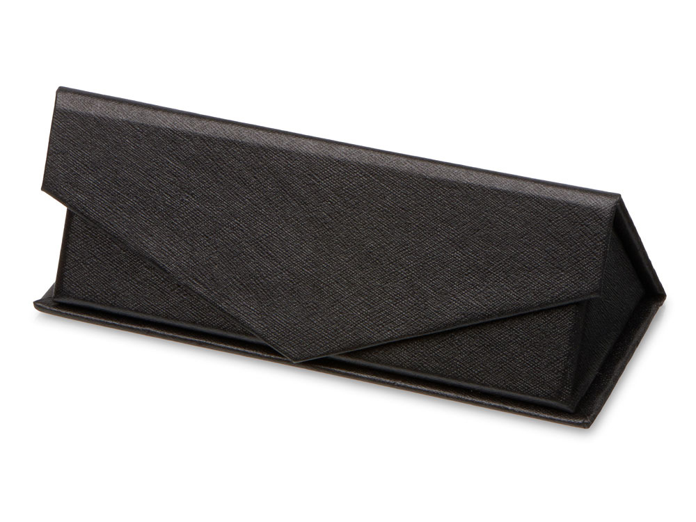 Подарочная коробка для флеш-карт треугольная, черный-0