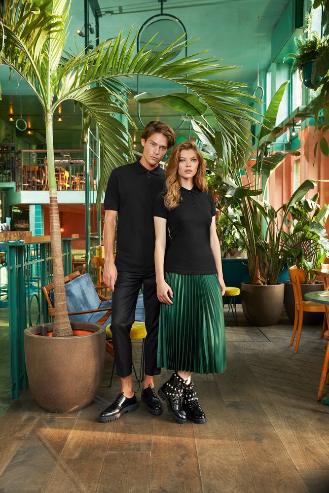 Рубашка поло Safran темно-зеленая-4