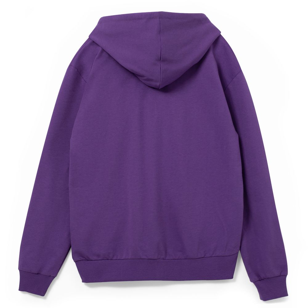 Толстовка на молнии с капюшоном Unit Siverga, фиолетовая-2