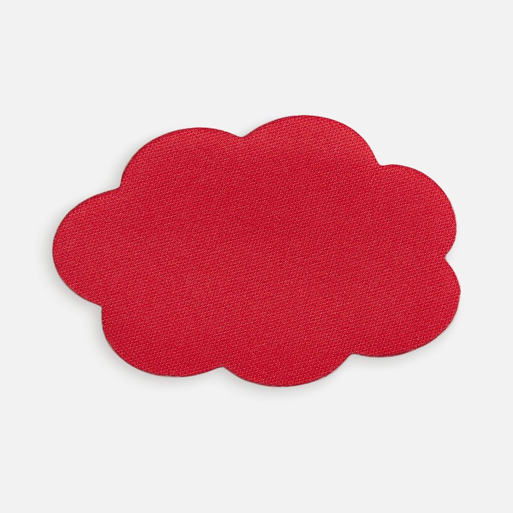 Наклейка тканевая Lunga Calum, L, красная-1