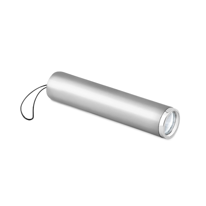 Брелок-фонарик Laiton с подсветкой Logo, Серебристый-0