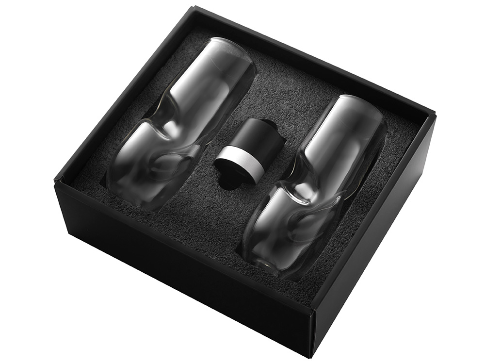 Набор из двух бокалов и пробки для шампанского Bubbly Bliss-1