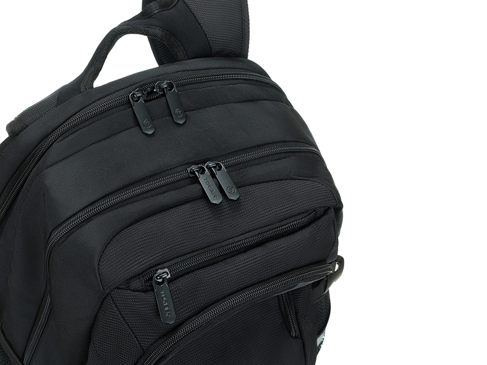 Рюкзак TORBER МЕГАПОЛИС с отделением для ноутбука 16, чёрный, полиэстер, 47 х 34 x 28 см-8