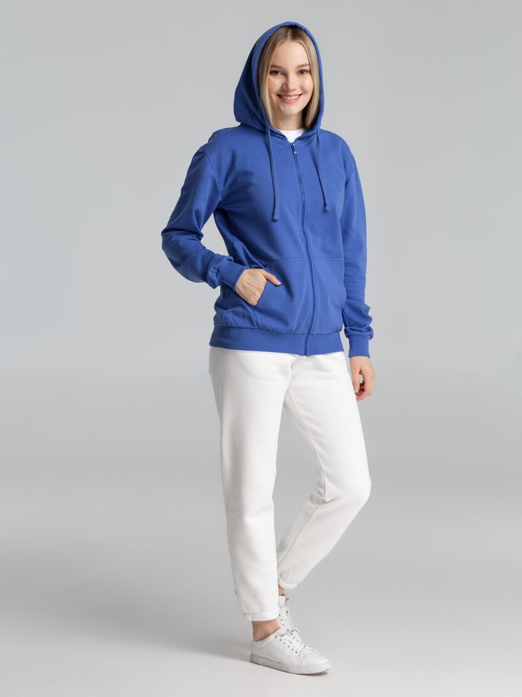 Толстовка на молнии с капюшоном Siverga 2.0, ярко-синяя-7