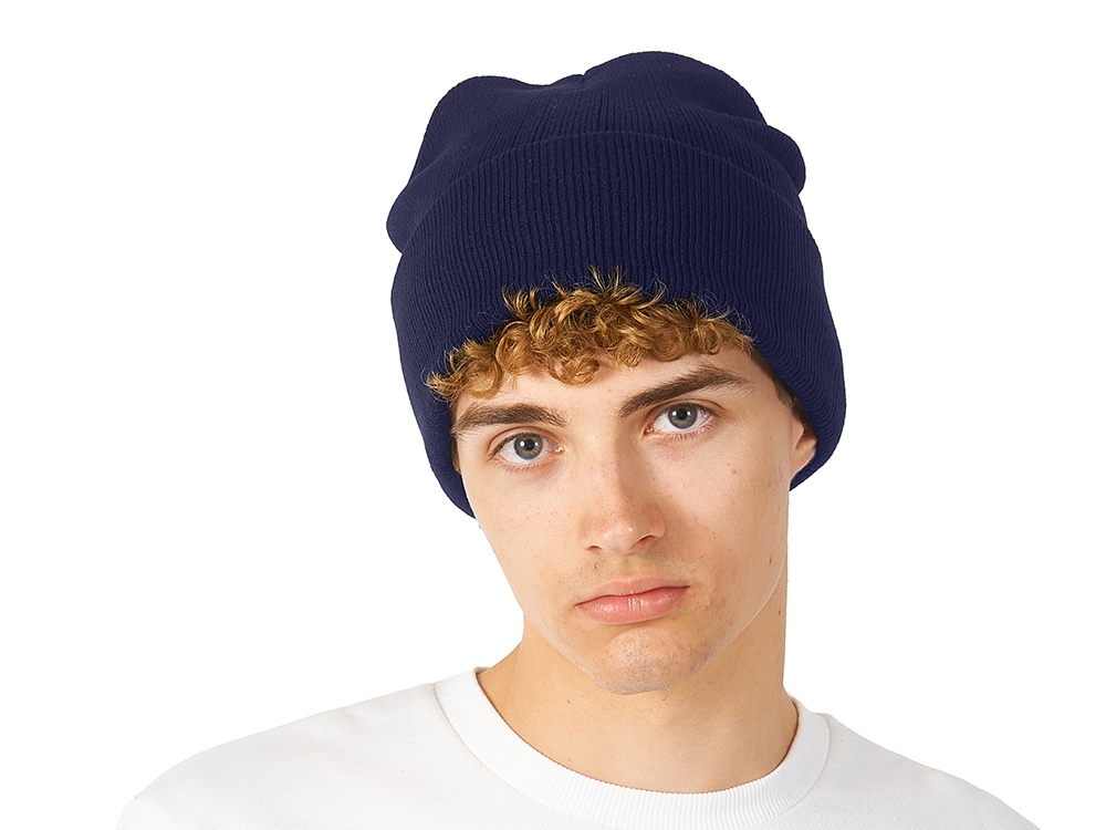 Шапка Dunant, двуслойная, нейви-1