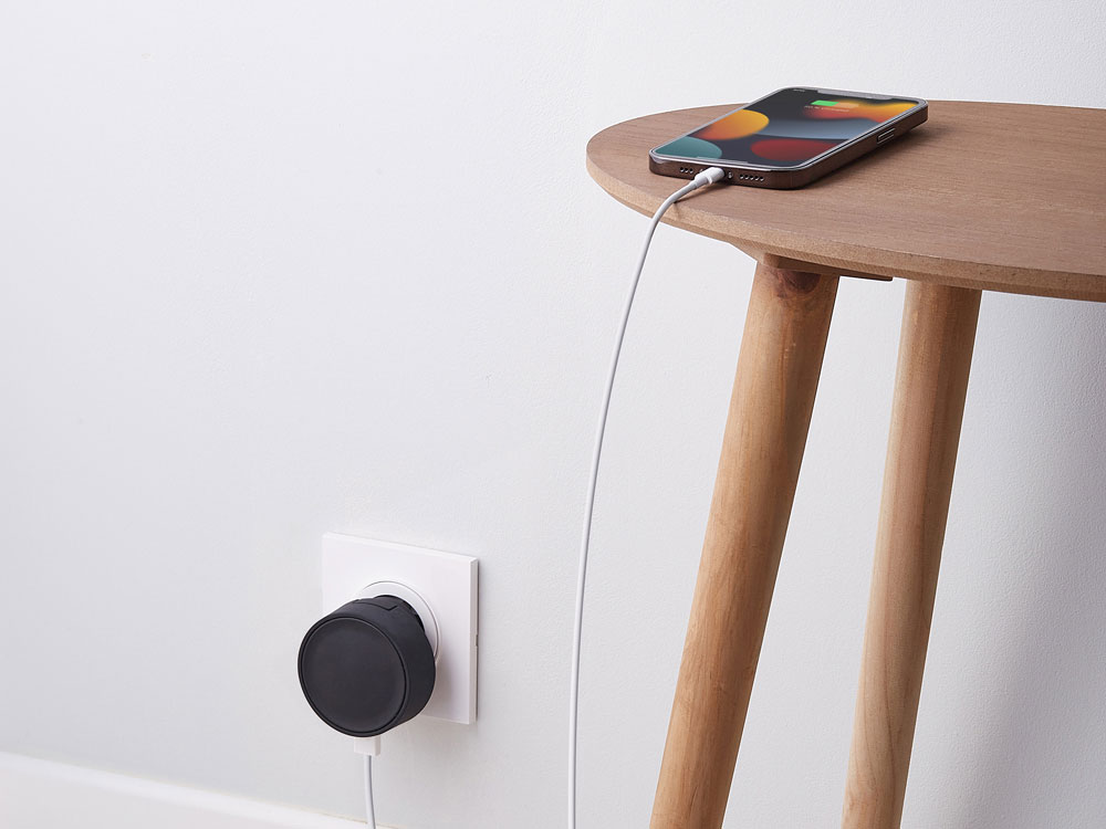 Адаптер питания USB Poweron, черный-12