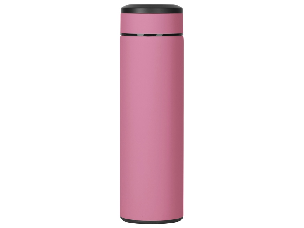 Термос Confident с покрытием soft-touch 420мл, пыльная роза-2