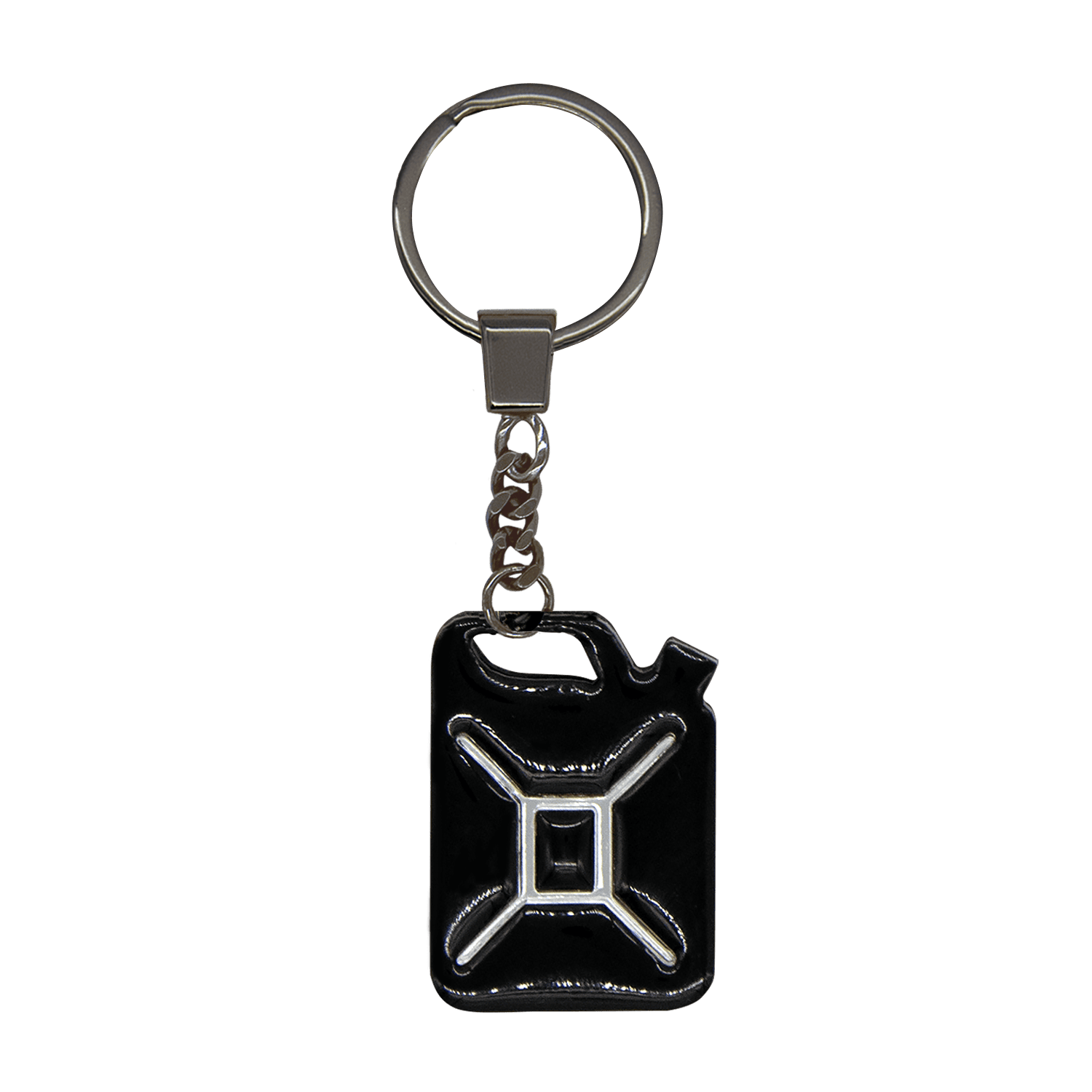 Брелок Канистра (черный с серебром)-1