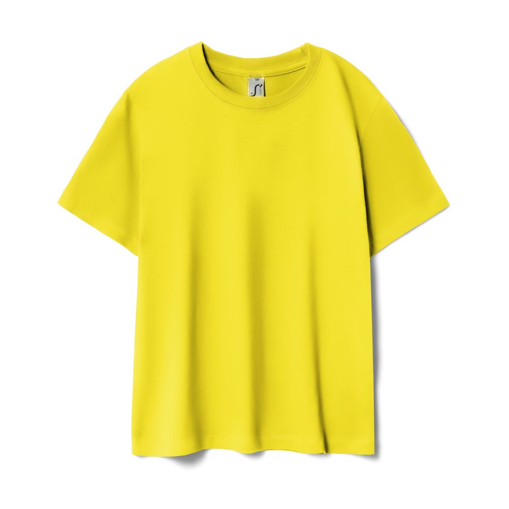 Футболка детская Regent Kids 150, желтая (лимонная)-0