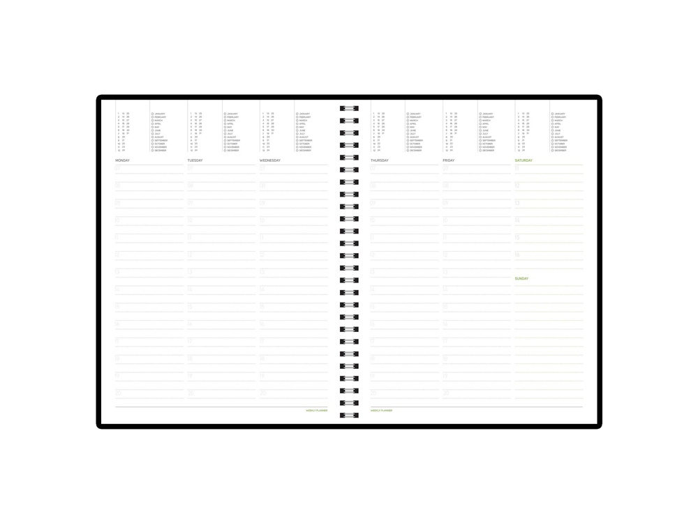 Ежедневник недатированный B5 Tintoretto New, темно-синий-3