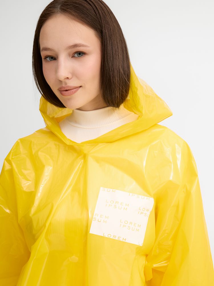 Дождевик-плащ CloudTime с печатью в один цвет на заказ-9