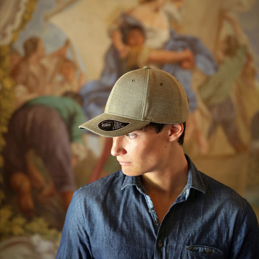 Бейсболка LOOP, 6 клиньев,  пластиковая застежка, бордовый-5