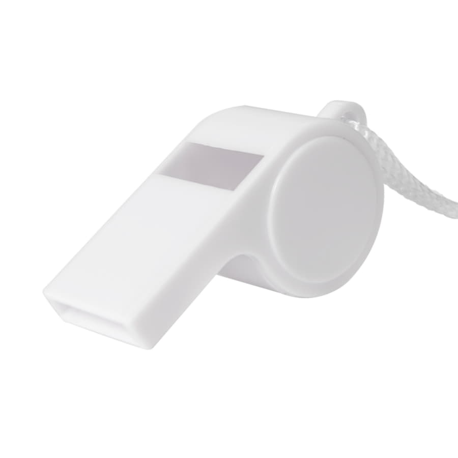 Свисток Судья, белый, 5x2,4х1,9см, пластик,текстиль, белый-1