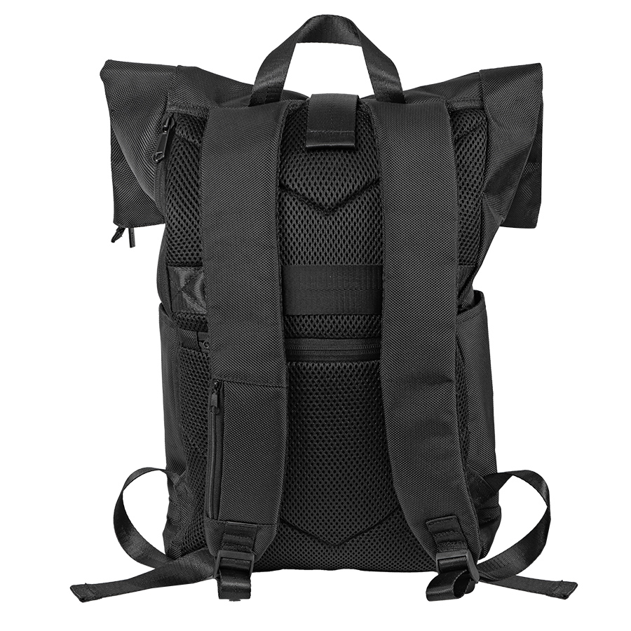 Рюкзак водостойкий "Roll", чёрный, 66х39х13 см, ткань верха:100% полиэстер, подкладка:100% полиэстер, черный-1