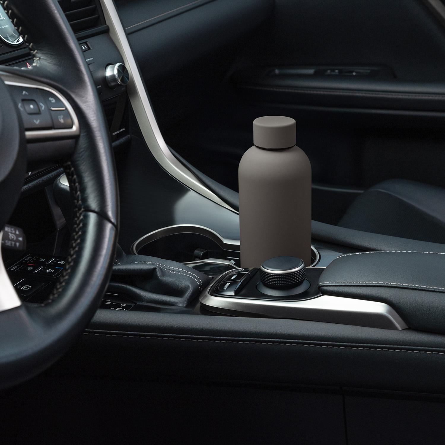 Термобутылка вакуумная герметичная Prima, синяя-7