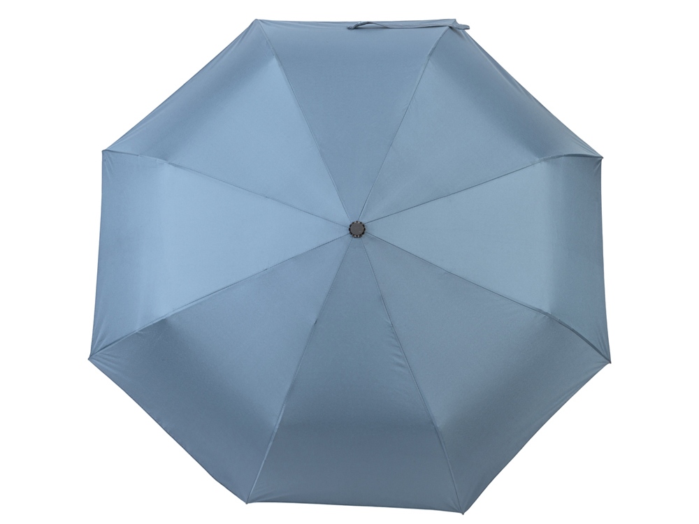 Зонт-полуавтомат Roof с куполом из переработанного пластика, антрацит 2165C-4