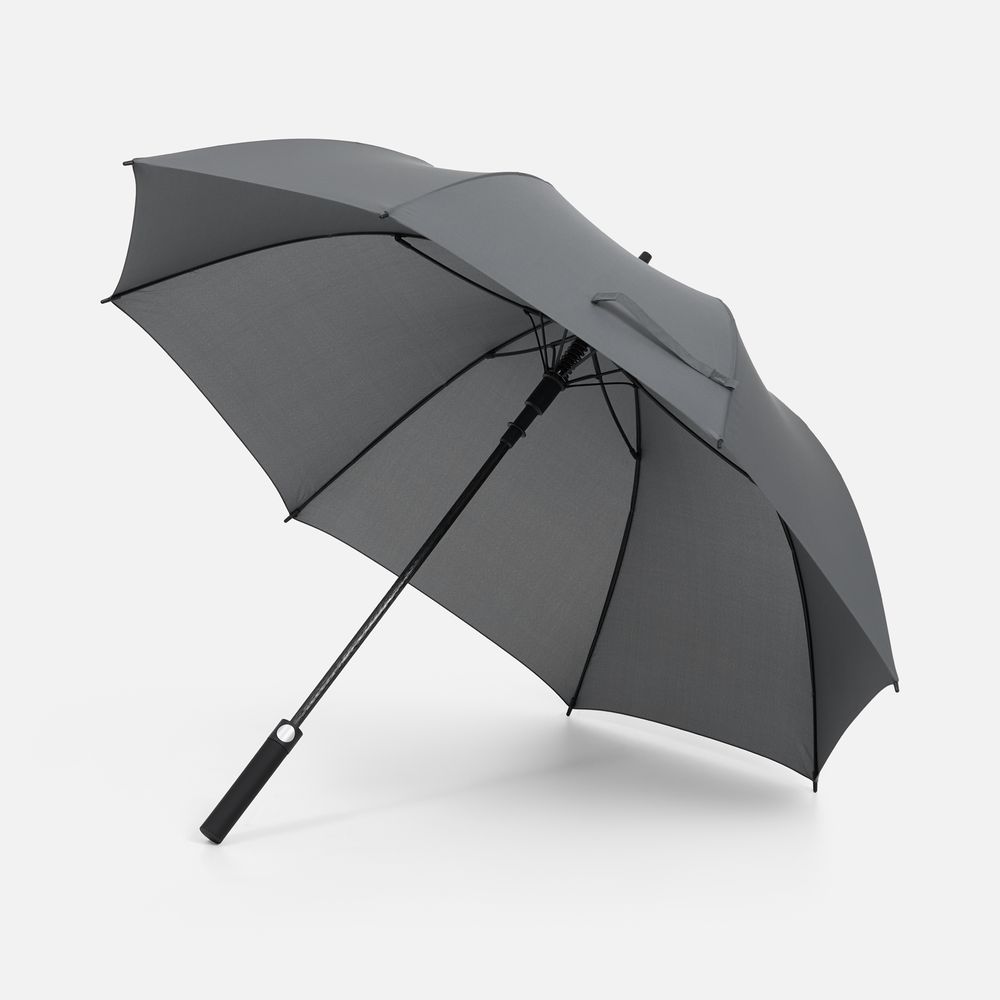 Зонт-трость Simple Golf, серый-0